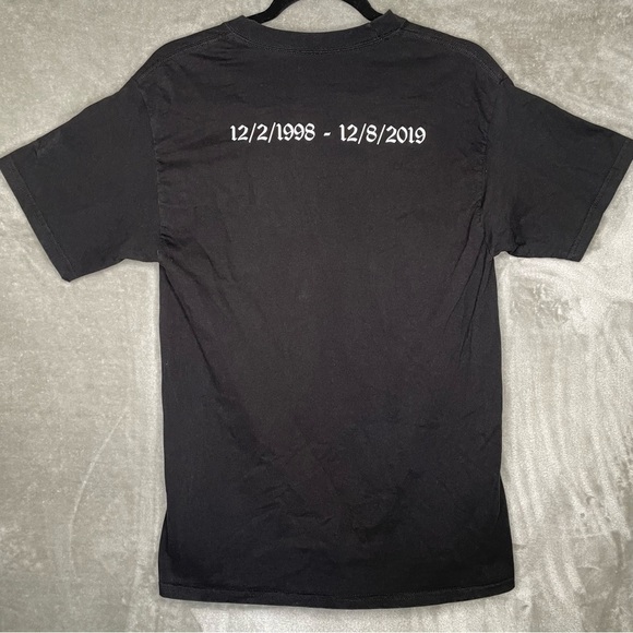 Juice World 999 Memorial Black Graphic T-Shirt Short Sleeve Size Medium - Picture 3 of 7